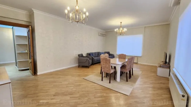 Kirayə verilir 3 otaqlı Mənzil Yeni tikili 150 m² Nəsimi r.