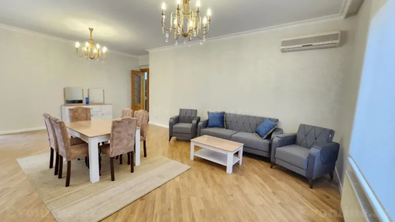 Kirayə verilir 3 otaqlı Mənzil Yeni tikili 150 m² Nəsimi r. - şəkil 2