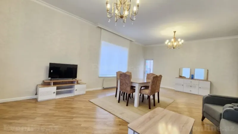 Kirayə verilir 3 otaqlı Mənzil Yeni tikili 150 m² Nəsimi r. - şəkil 3