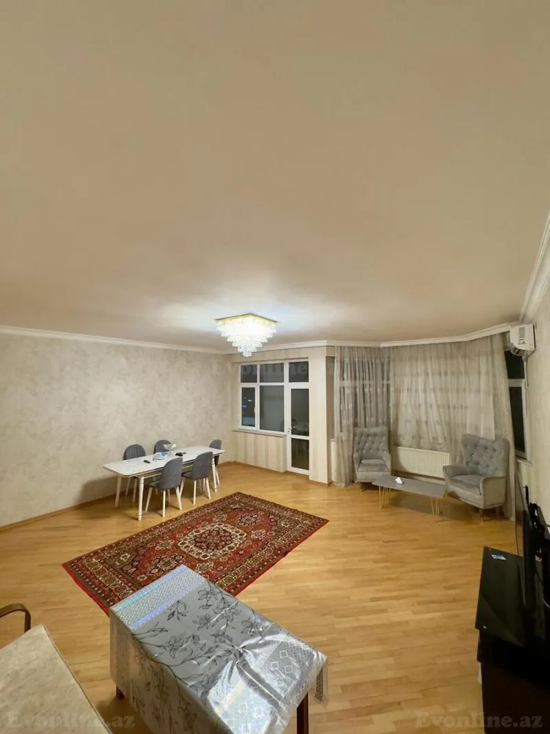 Kirayə verilir 3 otaqlı Mənzil Yeni tikili 160 m² 8 Noyabr m. - şəkil 3