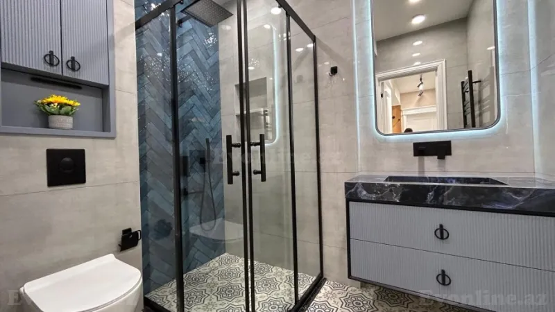 Satılır 3 otaqlı Mənzil Yeni tikili 96 m² Elmlər Akademiyası m. - şəkil 14