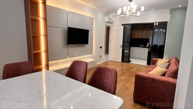 Kirayə verilir 2 otaqlı Mənzil Yeni tikili 70 m² Xətai m. - şəkil 2