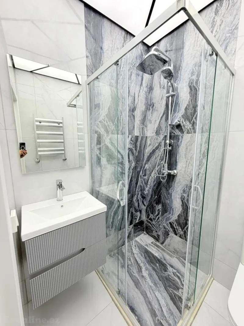 Kirayə verilir 2 otaqlı Mənzil Yeni tikili 45 m² Qara Qarayev m. - şəkil 10