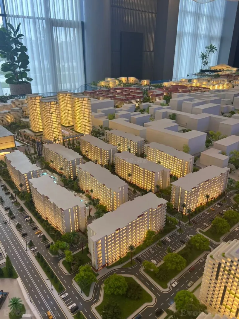 Satılır 3 otaqlı Mənzil Yeni tikili 92 m² Sabunçu r. - şəkil 5