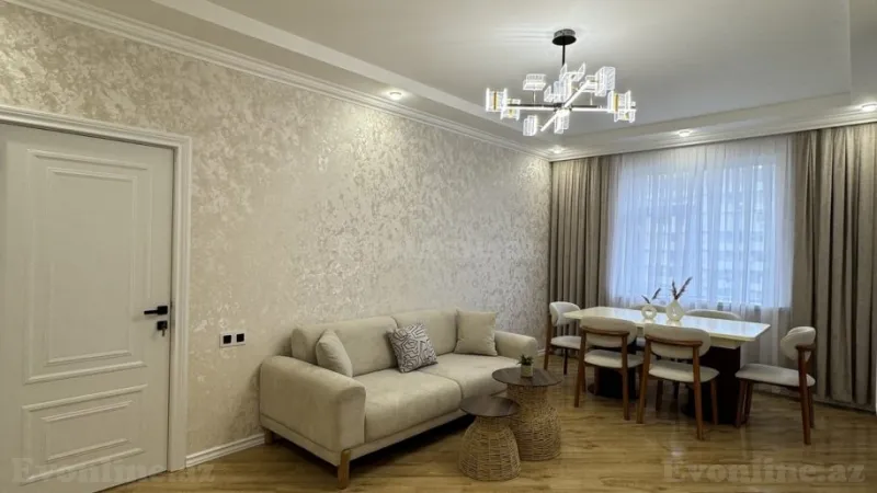 Satılır 2 otaqlı Mənzil Yeni tikili 85 m² Həzi Aslanov m. - şəkil 3