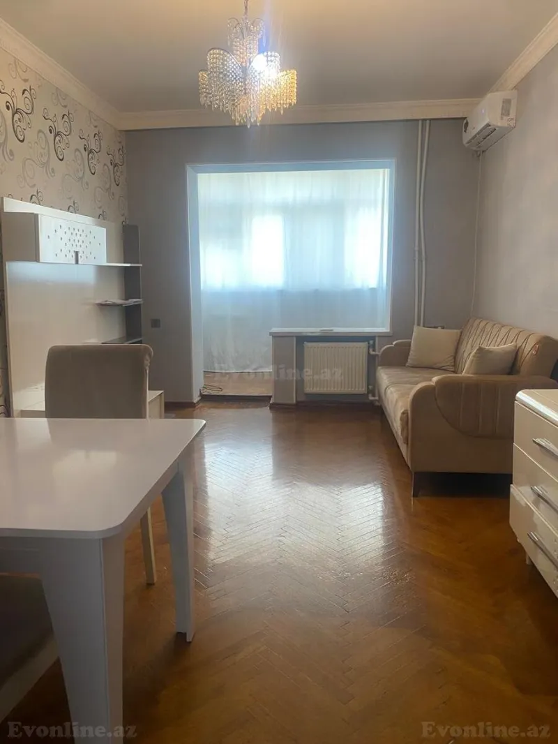 Kirayə verilir 2 otaqlı Mənzil Köhnə tikili 55 m² Xətai m. - şəkil 2