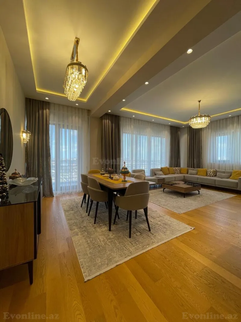 Satılır 3 otaqlı Mənzil Yeni tikili 144 m² Nəsimi r. - şəkil 4