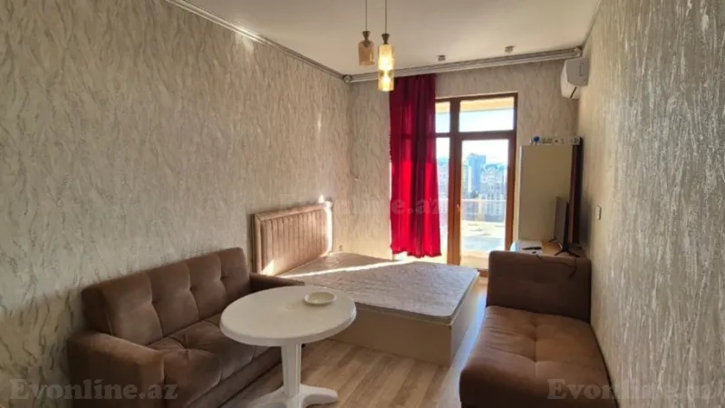 Kirayə verilir 1 otaqlı Mənzil Yeni tikili 35 m² Nəsimi r.