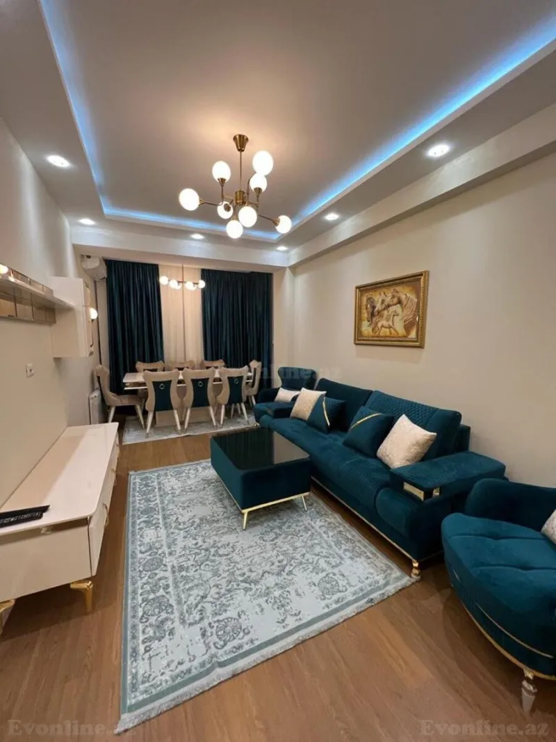 Kirayə verilir 3 otaqlı Mənzil Yeni tikili 135 m² İnşaatçılar m. - şəkil 4