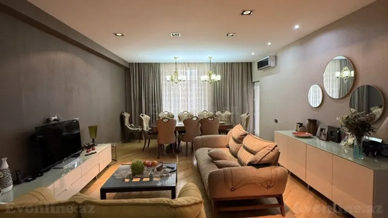 Satılır 3 otaqlı Mənzil Yeni tikili 137 m² Həzi Aslanov m. - şəkil 2