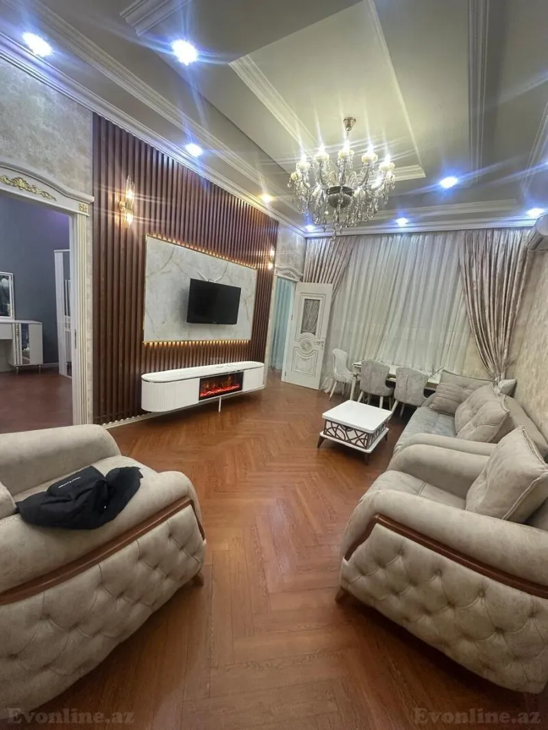 Satılır 3 otaqlı Mənzil Yeni tikili 120 m² Əhmədli m. - şəkil 3