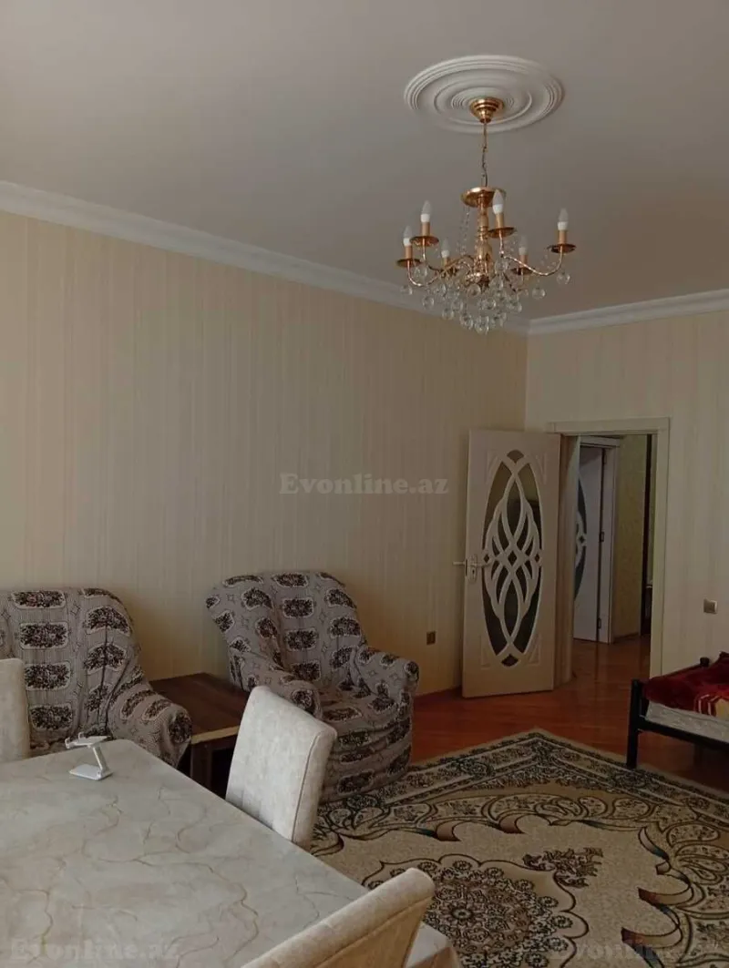 Kirayə verilir 2 otaqlı Mənzil Yeni tikili 75 m² Nərimanov r. - şəkil 2