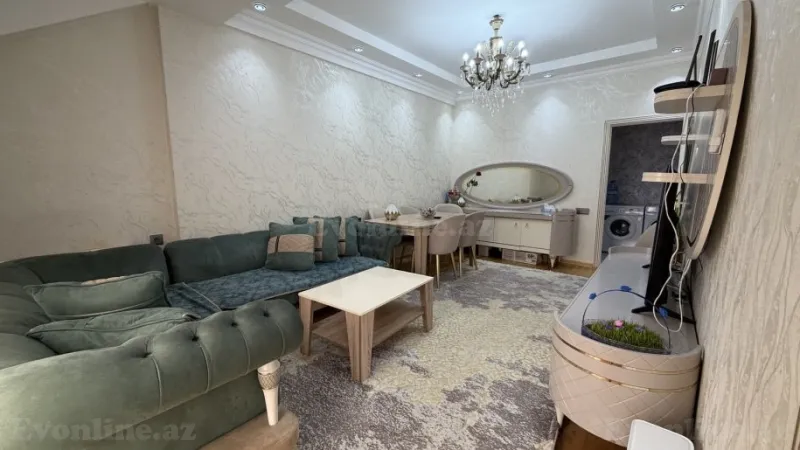 Satılır 2 otaqlı Mənzil Yeni tikili 56 m² Neftçilər m. - şəkil 2