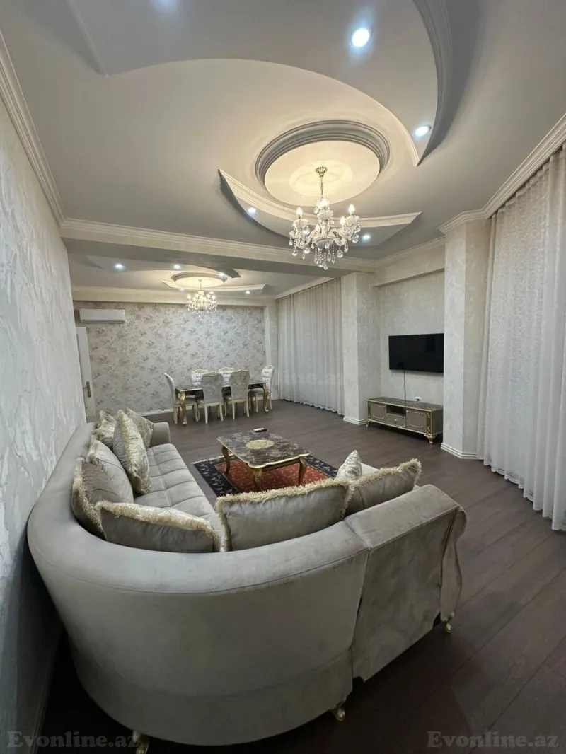 Kirayə verilir 3 otaqlı Mənzil Yeni tikili 140 m² Xətai r. - şəkil 2