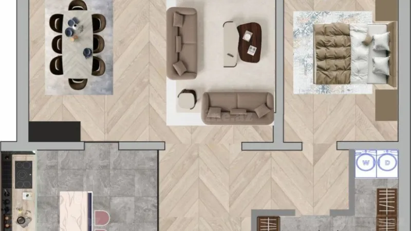 Satılır 3 otaqlı Mənzil Yeni tikili 120 m² Yasamal - şəkil 5