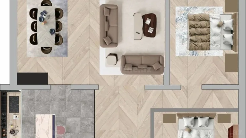 Satılır 3 otaqlı Mənzil Yeni tikili 120 m² Yasamal - şəkil 6