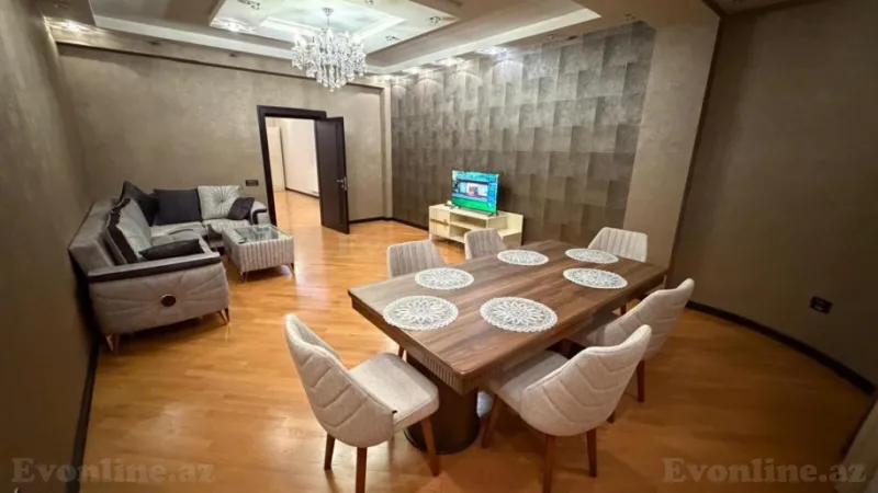 Kirayə verilir 3 otaqlı Mənzil Yeni tikili 130 m² Nəriman Nərimanov m. - şəkil 2