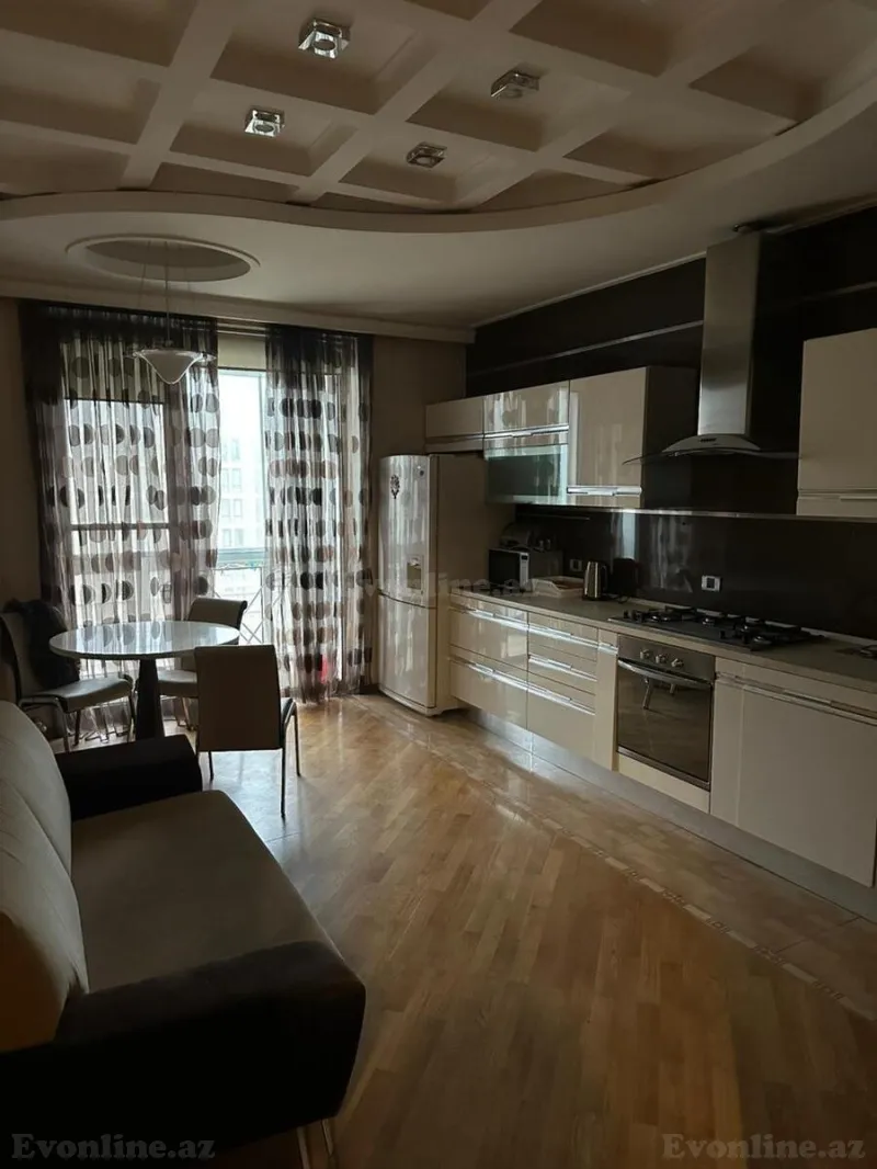 Kirayə verilir 3 otaqlı Mənzil Yeni tikili 134 m² Nəsimi r. - şəkil 6