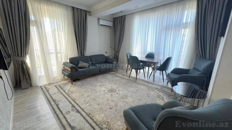 Kirayə verilir 3 otaqlı Mənzil Yeni tikili 110 m² Nərimanov r.