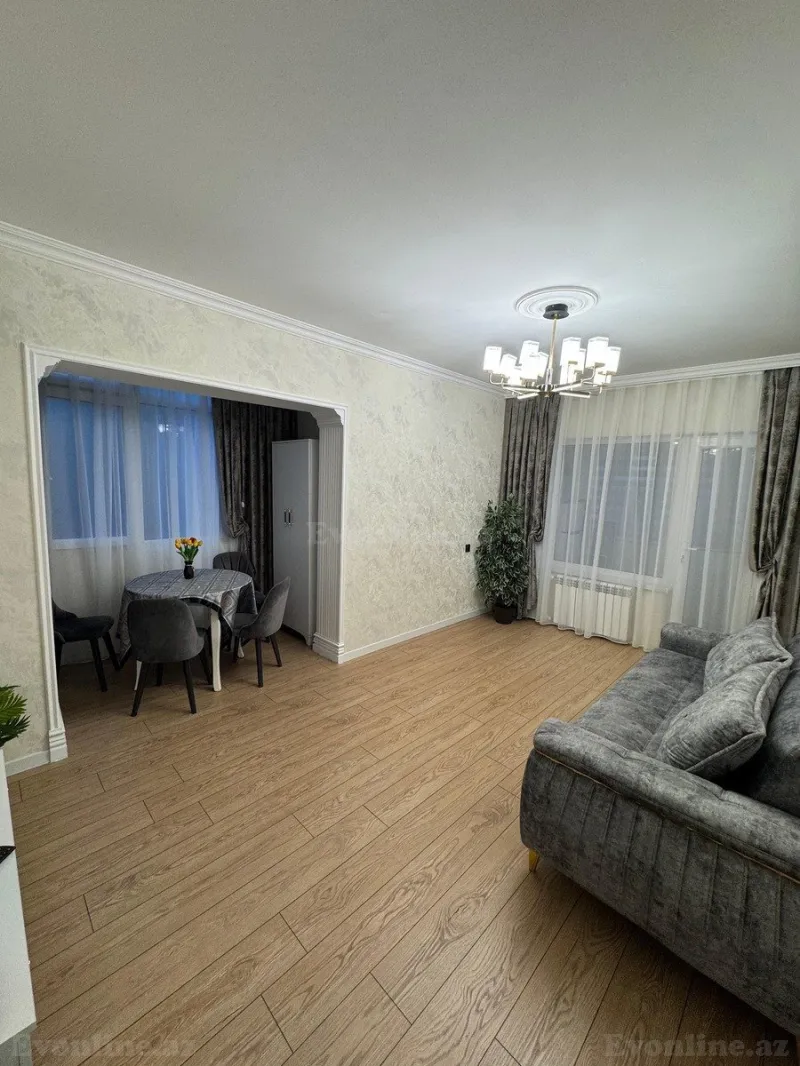 Kirayə verilir 2 otaqlı Mənzil Köhnə tikili 45 m² 9-cu mikrorayon - şəkil 2