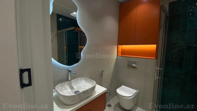 Kirayə verilir 2 otaqlı Mənzil Yeni tikili 75 m² Həzi Aslanov m. - şəkil 5