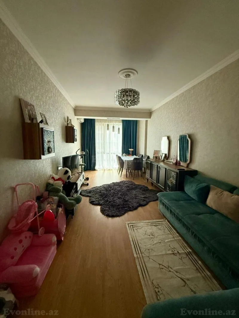 Satılır 2 otaqlı Mənzil Yeni tikili 85 m² Həzi Aslanov m. - şəkil 4