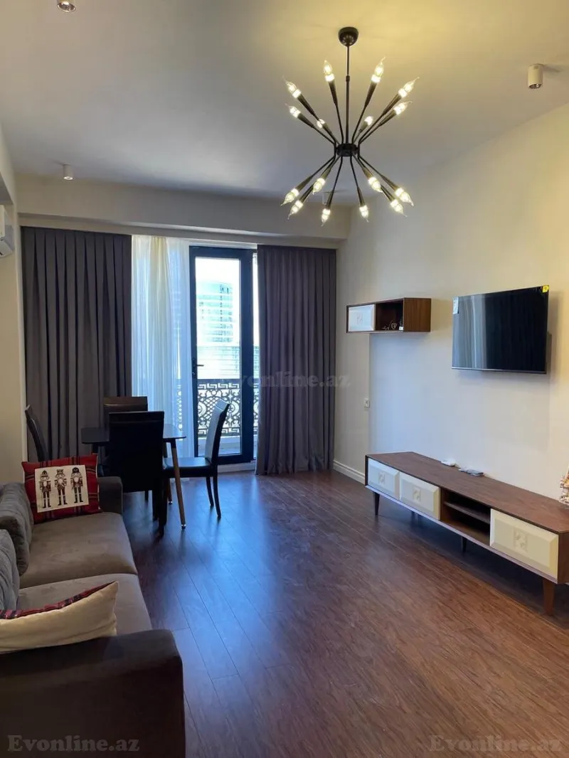 Kirayə verilir 2 otaqlı Mənzil Yeni tikili 80 m² Xətai m. - şəkil 2