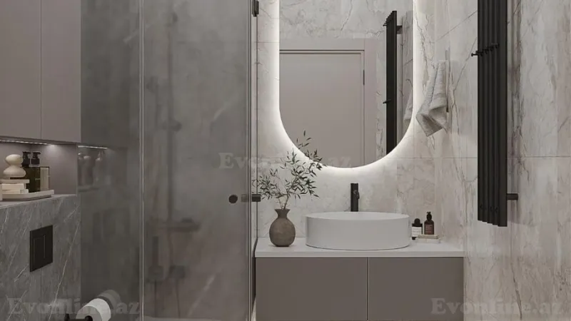 Satılır 2 otaqlı Mənzil Yeni tikili 69 m² Elmlər Akademiyası m. - şəkil 14