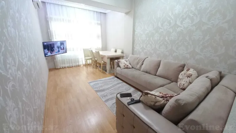 Kirayə verilir 2 otaqlı Mənzil Yeni tikili 80 m² Xətai m. - şəkil 2