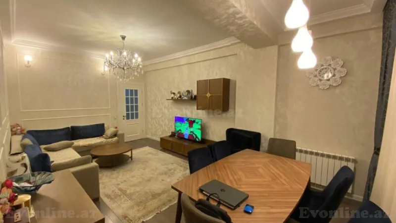 Kirayə verilir 2 otaqlı Mənzil Yeni tikili 95 m² Qara Qarayev m. - şəkil 2