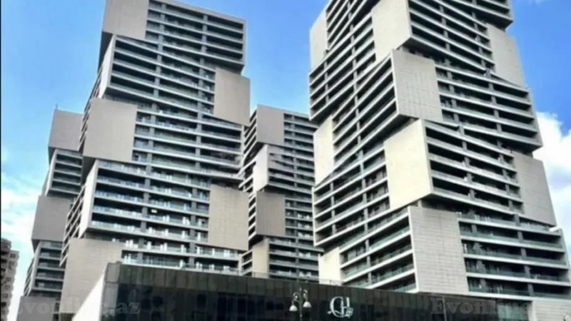 Satılır 3 otaqlı Mənzil Yeni tikili 100 m² 8 Noyabr m. - şəkil 2