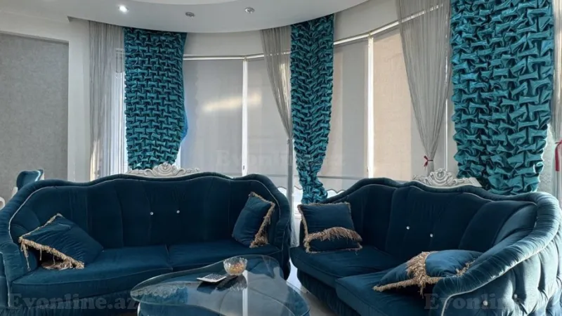 Kirayə verilir 4 otaqlı Mənzil Yeni tikili 180 m² Nərimanov r. - şəkil 2