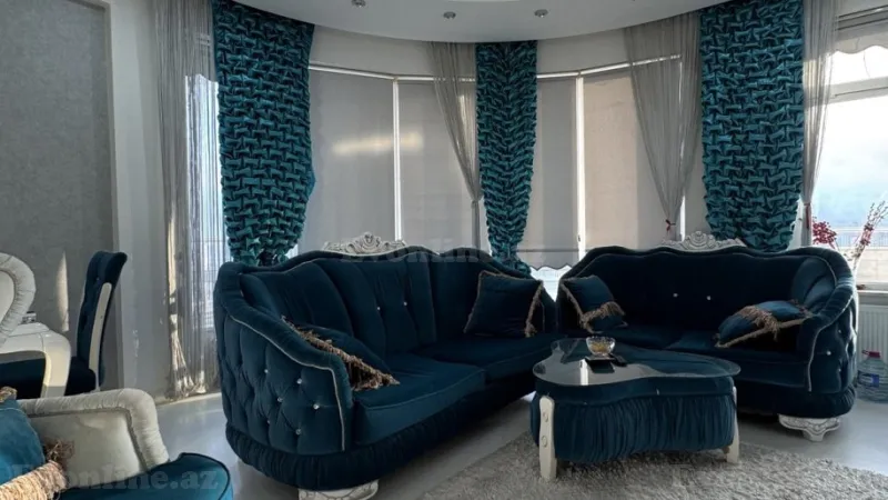 Kirayə verilir 4 otaqlı Mənzil Yeni tikili 180 m² Nərimanov r. - şəkil 3