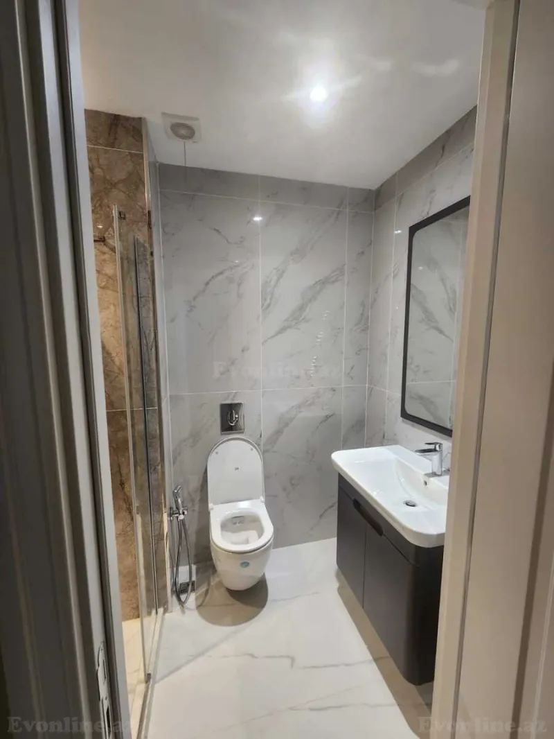 Kirayə verilir 2 otaqlı Mənzil Yeni tikili 65 m² İnşaatçılar m. - şəkil 5