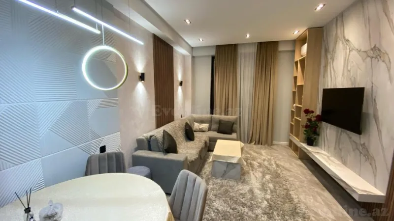 Kirayə verilir 2 otaqlı Mənzil Yeni tikili 72 m² Nəsimi r. - şəkil 2