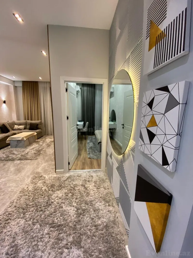 Kirayə verilir 2 otaqlı Mənzil Yeni tikili 72 m² Nəsimi r. - şəkil 13