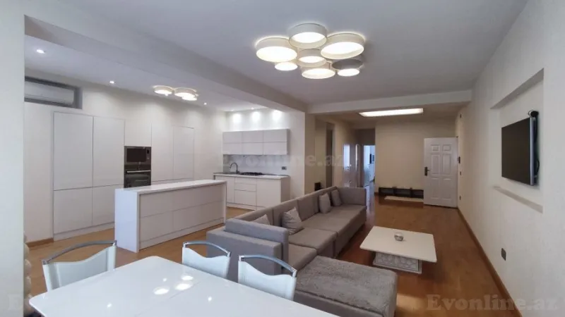 Kirayə verilir 3 otaqlı Mənzil Yeni tikili 130 m² Yasamal - şəkil 2