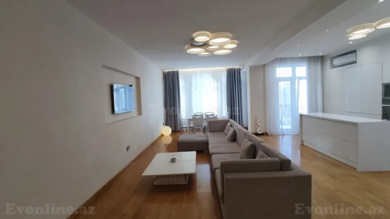Kirayə verilir 3 otaqlı Mənzil Yeni tikili 130 m² Yasamal - şəkil 3