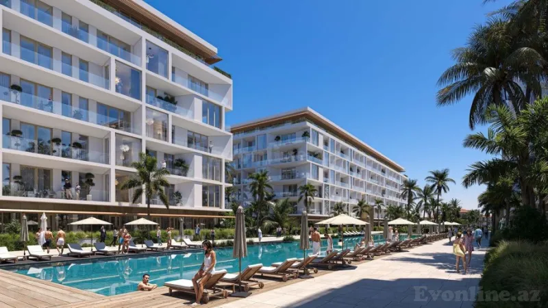 Satılır 1 otaqlı Mənzil Yeni tikili 46.7 m² Sabunçu r. - şəkil 3