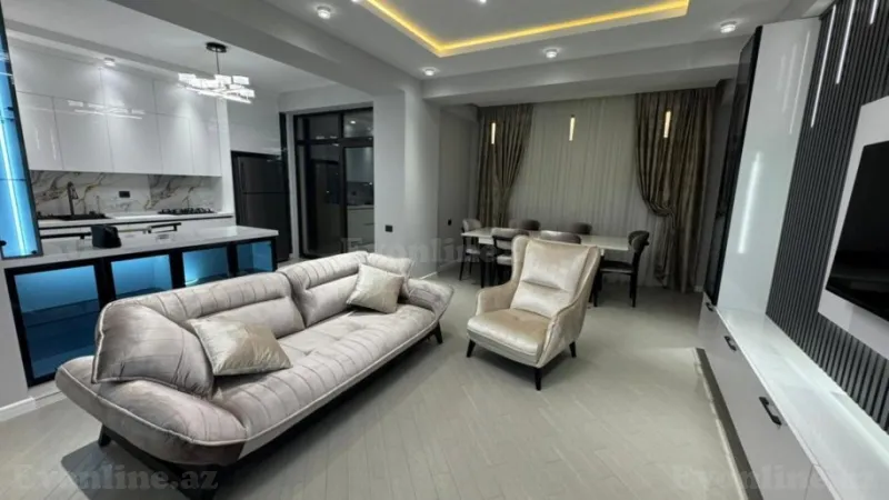 Satılır 3 otaqlı Mənzil Yeni tikili 126 m² Gənclik m. - şəkil 2