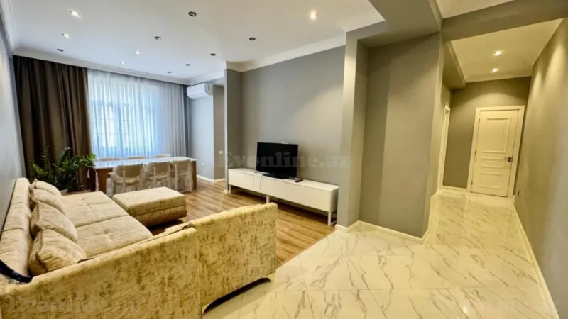 Kirayə verilir 3 otaqlı Mənzil Yeni tikili 130 m² Elmlər Akademiyası m. - şəkil 5