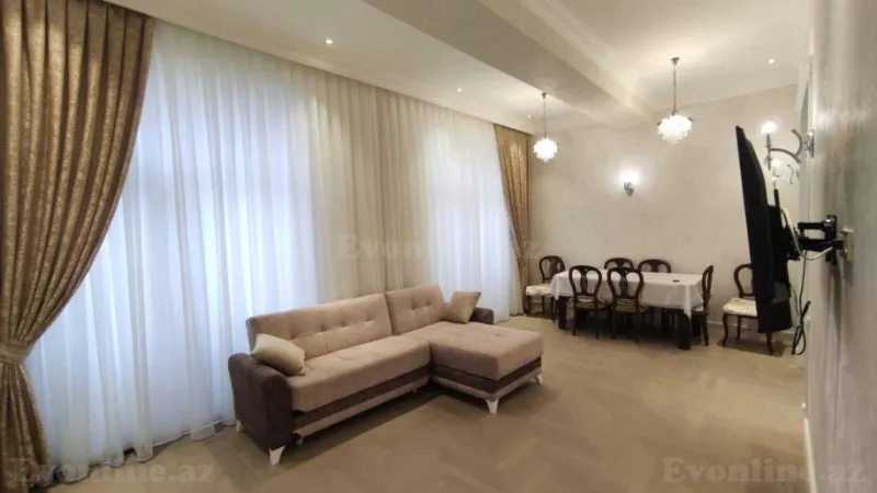 Kirayə verilir 2 otaqlı Mənzil Yeni tikili 85 m² Nəsimi r. - şəkil 2