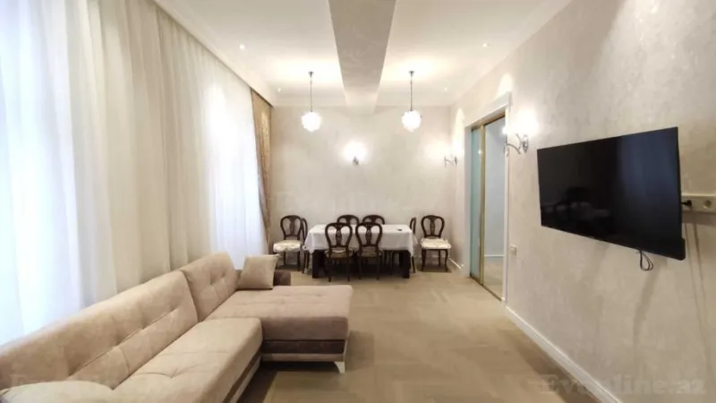 Kirayə verilir 2 otaqlı Mənzil Yeni tikili 85 m² Nəsimi r. - şəkil 6