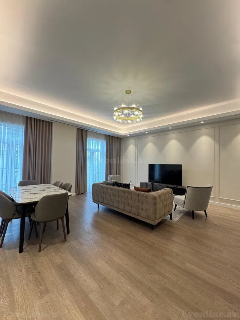 Kirayə verilir 3 otaqlı Mənzil Yeni tikili 137 m² Xətai r. - şəkil 3