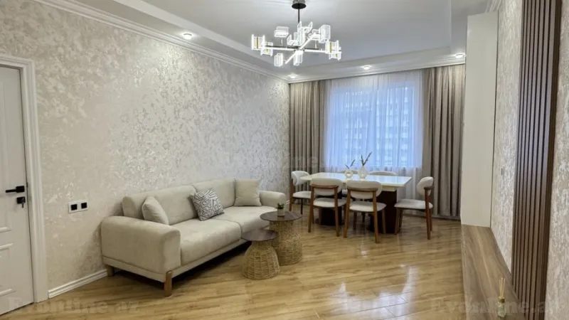 Satılır 2 otaqlı Mənzil Yeni tikili 85 m² Həzi Aslanov m. - şəkil 2