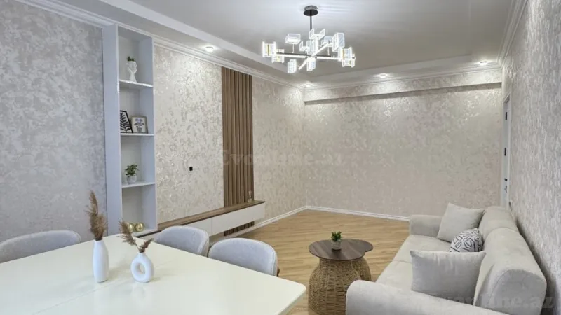 Satılır 2 otaqlı Mənzil Yeni tikili 85 m² Həzi Aslanov m. - şəkil 3