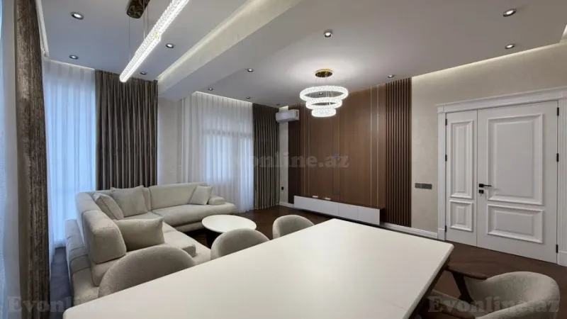 Satılır 3 otaqlı Mənzil Yeni tikili 140 m² Gənclik m. - şəkil 3