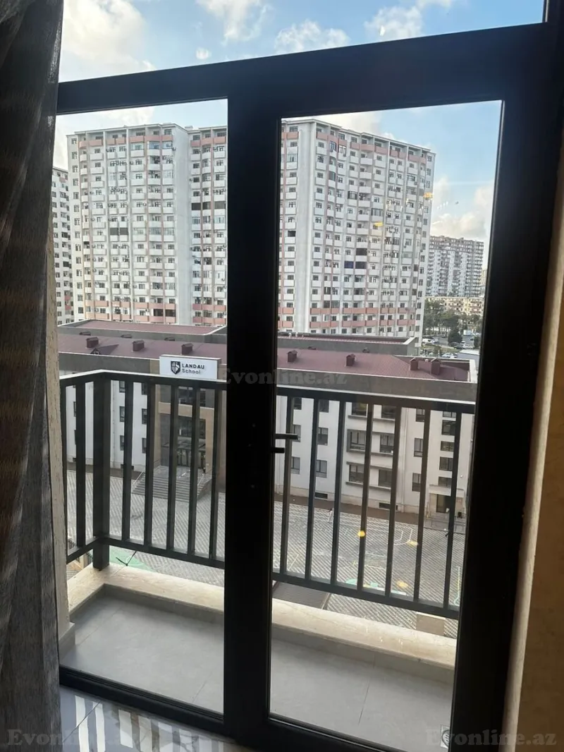 Kirayə verilir 2 otaqlı Mənzil Yeni tikili 80 m² Dərnəgül m. - şəkil 2