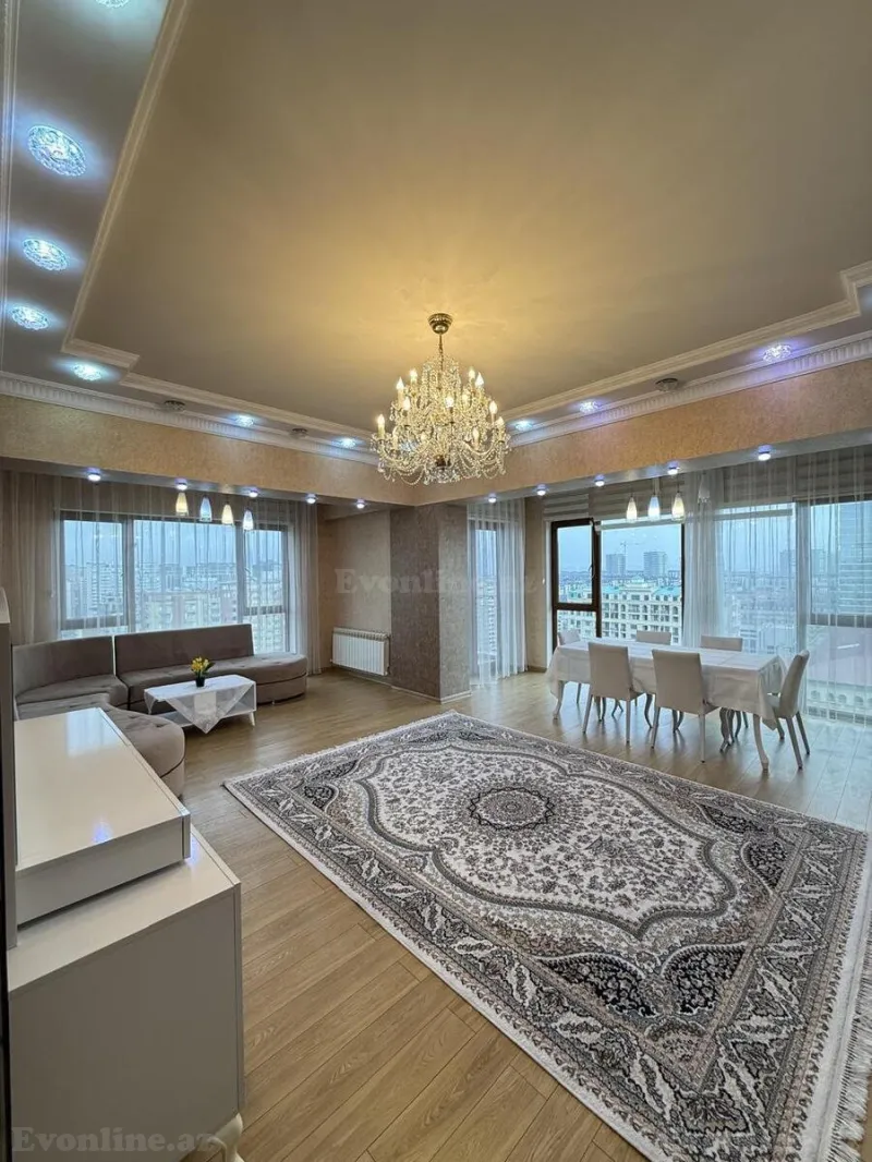Kirayə verilir 4 otaqlı Mənzil Yeni tikili 180 m² Xətai m.