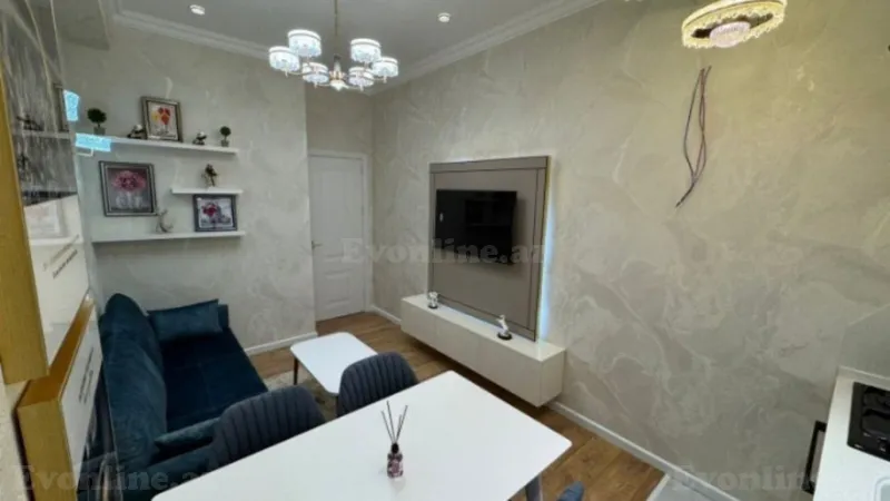 Satılır 2 otaqlı Mənzil Yeni tikili 37 m² Qara Qarayev m. - şəkil 4